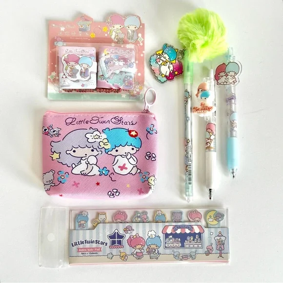 ⭐️Little Twin Stars Adorable Christmas Stocking Stuffer 6-Piece Bundle - Picture 6 of 6